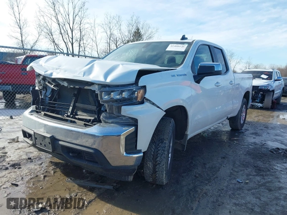 2020 Chevrolet Silverado 1500 LT with VIN 1GCRYDEK7LZ304671, listed as a IAAI auction lot 41460136 with 77,299 mi miles. Bid and sale history available at carsss.com. Image 18.
