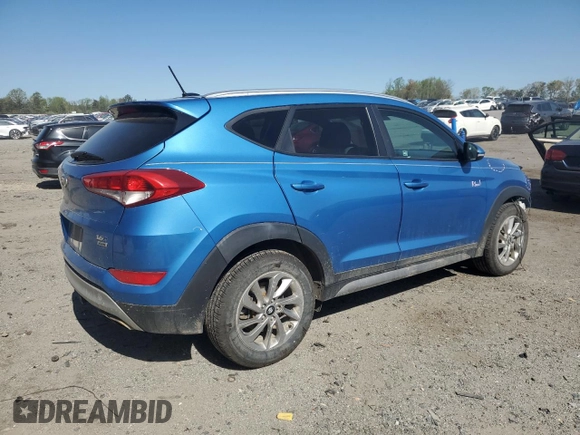 2017 Hyundai Tucson Sport with VIN KM8J3CA26HU303698, listed as a Copart auction lot 53326125 with 72,617 mi miles and Salvage Title. Bid and sale history available at DreamBid. Image 3.