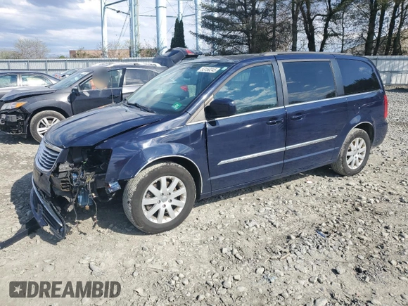2014 Chrysler Town & Country Touring with VIN 2C4RC1BG1ER329463, listed as a Copart auction lot 53150245 with 90,305 mi miles and Salvage Title. Bid and sale history available at carsss.com. Image 1.