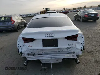 2018 Audi A5 Sportback Premium with VIN WAUDNCF51JA080277, listed as a Copart auction lot 77560844 with 139,696 mi miles and Salvage Title. Bid and sale history available at carsss.com. Image 6.
