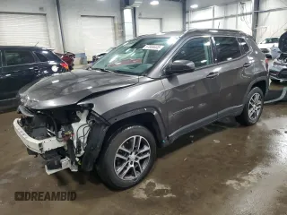 2017 Jeep Compass Latitude z VIN 3C4NJDBBXHT692968, wystawiony jako Copart lot #57858445 z przebiegiem 145 838 mil mil oraz Szkoda całkowita • Salvage title. Historia ofert i sprzedaży dostępna na DreamBid. Obrazek 1.