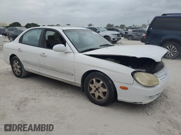 2000 Hyundai Sonata GLS with VIN KMHWF35V0YA347621, listed as a Copart auction lot 76346874 with 164,489 mi miles and Salvage Title. Bid and sale history available at carsss.com. Image 4.