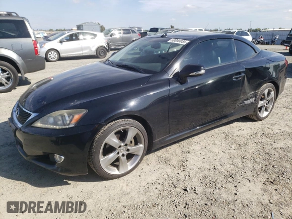 2011 Lexus IS 250 C with VIN JTHFF2C23B2515419, listed as a Copart auction lot 50800855 with 170,079 mi miles and Salvage title. Bid and sale history available at DreamBid. Image 1.