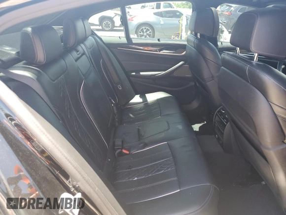 2019 BMW 5 Series M550i xDrive with VIN WBAJB9C53KB289356, listed as a Copart auction lot 57814535 with 60,454 mi miles and Clean title. Bid and sale history available at DreamBid. Image 10.