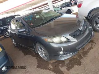 2009 Toyota Corolla with VIN 1NXBU40E89Z087499, listed as a IAAI auction lot 41928317 with 181,334 mi miles. Bid and sale history available at carsss.com. Image 1.