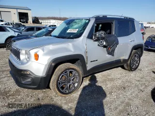 2015 Jeep Renegade Limited with VIN ZACCJBDT8FPC00976, listed as a Copart auction lot 44522835 with 123,510 mi miles and Salvage Title. Bid and sale history available at DreamBid. Image 1.