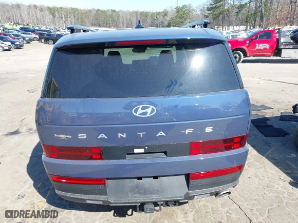 2025 Hyundai Santa Fe SEL with VIN 5NMP24GL9SH091482, listed as a IAAI auction lot 41641383 with 4,185 mi miles. Bid and sale history available at carsss.com. Image 17.