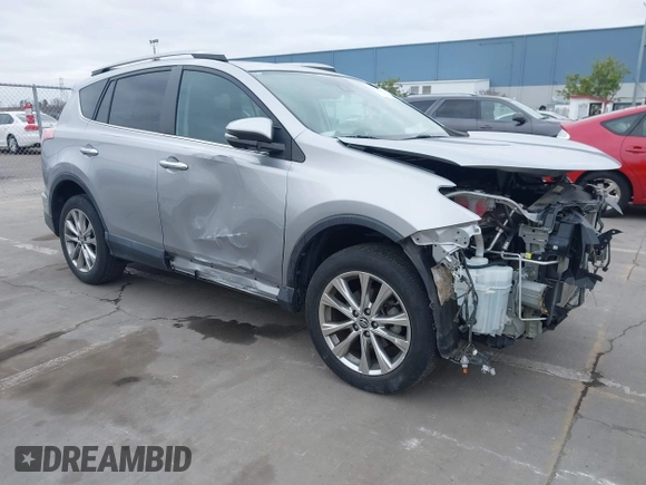 2017 Toyota RAV4 Limited with VIN 2T3YFREV0HW403543, listed as a IAAI auction lot 41448264 with 17,529 mi miles. Bid and sale history available at carsss.com. Image 1.