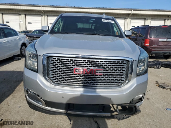 2015 GMC Yukon Denali with VIN 1GKS2CKJXFR605677, listed as a Copart auction lot 89253005 with 140,381 mi miles and Salvage Title. Bid and sale history available at carsss.com. Image 5.