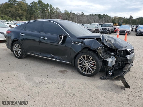 2017 Kia Optima SX Limited with VIN 5XXGV4L29HG151613, listed as a Copart auction lot 83030574 with 104,439 mi miles and Salvage Title. Bid and sale history available at carsss.com. Image 4.