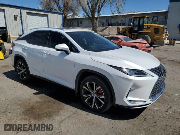 2022 Lexus RX 350 with VIN 2T2HZMDA0NC341393, listed as a Copart auction lot 47565305 with 27,724 mi miles and Salvage Title. Bid and sale history available at DreamBid. Image 4.