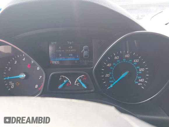2014 Ford Escape Titanium with VIN 1FMCU0JX5EUB43194, listed as a IAAI auction lot 42084883 with 71,819 mi miles. Bid and sale history available at carsss.com. Image 7.