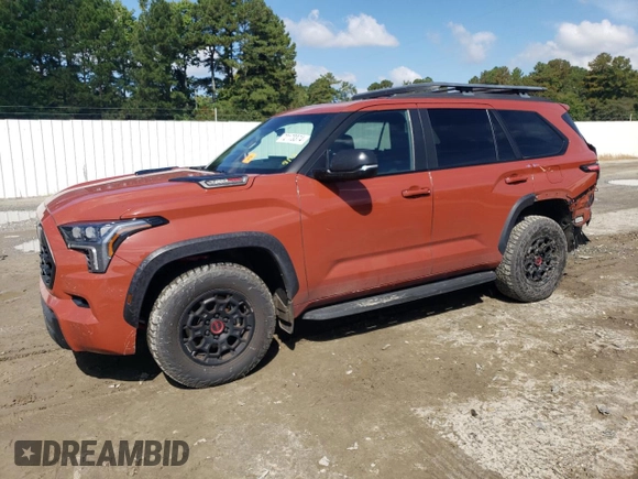 2024 Toyota Sequoia SR5 with VIN 7SVAAABA5RX021773, listed as a Copart auction lot 72173374 with 17,877 mi miles and Salvage Title. Bid and sale history available at carsss.com. Image 1.