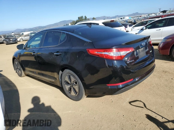 2012 Kia Optima Hybrid with VIN KNAGM4AD0C5020149, listed as a Copart auction lot 88987955 with 183,898 mi miles and Clean Title. Bid and sale history available at DreamBid. Image 2.