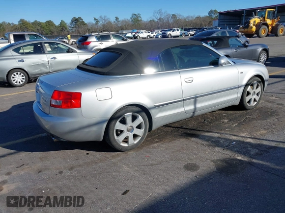 2005 Audi A4 1.8T with VIN WAUAC48H45K016501, listed as a IAAI auction lot 41420010 with 93,228 mi miles. Bid and sale history available at carsss.com. Image 4.