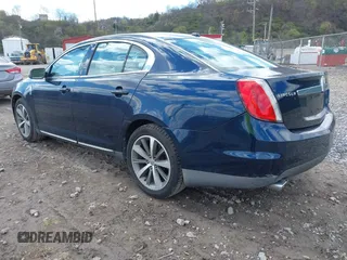 2009 Lincoln MKS with VIN 1LNHM94R79G608070, listed as a IAAI auction lot 42006126 with 149,300 mi miles. Bid and sale history available at carsss.com. Image 3.