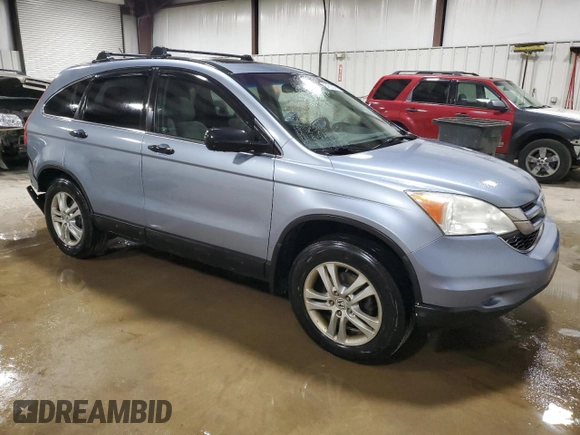 2010 Honda CR-V EX with VIN 5J6RE4H51AL012104, listed as a Copart auction lot 54523335 with 128,736 mi miles and Salvage Title. Bid and sale history available at carsss.com. Image 4.