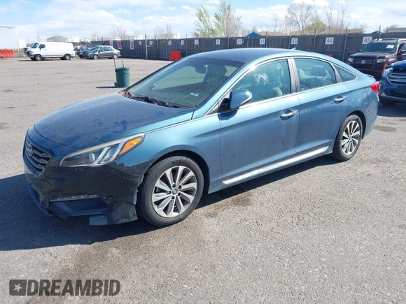 2016 Hyundai Sonata Sport with VIN 5NPE34AFXGH302948, listed as a IAAI auction lot 41958648 with 145,662 mi miles and . Bid and sale history available at DreamBid. Image 17.