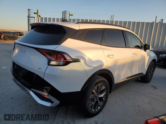 2023 Kia Sportage SX with VIN 5XYK4CAF4PG029166, listed as a Copart auction lot 48548095 with 83,305 mi miles and Salvage Title. Bid and sale history available at DreamBid. Image 3.