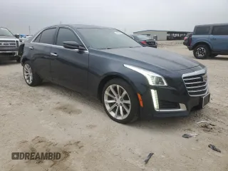2018 Cadillac CTS Sedan Luxury AWD with VIN 1G6AX5SX7J0170318, listed as a Copart auction lot 44759825 with 76,570 mi miles and Salvage Title. Bid and sale history available at carsss.com. Image 4.