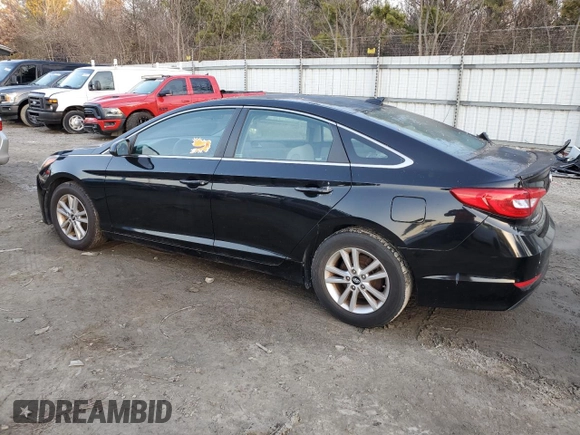 2015 Hyundai Sonata 2.4L SE with VIN 5NPE24AF2FH202103, listed as a Copart auction lot 43662165 with 151,058 mi miles and Clean Title. Bid and sale history available at carsss.com. Image 2.