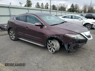 2010 Acura ZDX Tech Pkg with VIN 2HNYB1H45AH503945, listed as a Copart auction lot 49806025 with 135,283 mi miles and Salvage Title. Bid and sale history available at carsss.com. Image 4.
