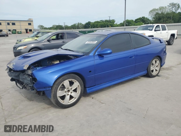 2004 Pontiac GTO with VIN 6G2VX12G84L287388, listed as a Copart auction lot 53463805 with 163,599 mi miles and Salvage Title. Bid and sale history available at carsss.com. Image 1.