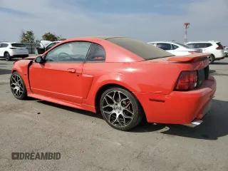 1999 Ford Mustang GT with VIN 1FAFP42X8XF151298, listed as a Copart auction lot 76350444 with 0 mi miles and Salvage Title. Bid and sale history available at carsss.com. Image 2.