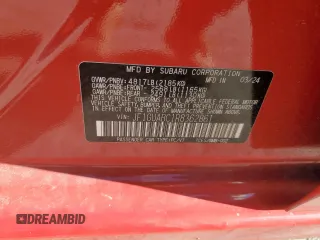 2024 Subaru Impreza with VIN JF1GUABC1R8362861, listed as a Copart auction lot 71755884 with 992 mi miles and Salvage Title. Bid and sale history available at carsss.com. Image 13.