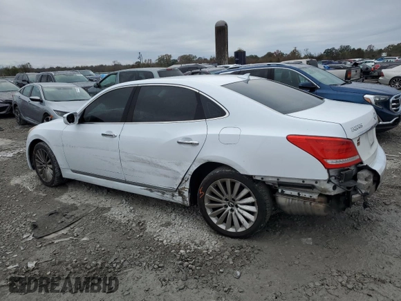 2015 Hyundai Equus Ultimate z VIN KMHGH4JH3FU099414, wystawiony jako Copart lot #83268144 z przebiegiem 133 560 mil mil oraz Szkoda całkowita • Salvage title. Historia ofert i sprzedaży dostępna na DreamBid. Obrazek 2.