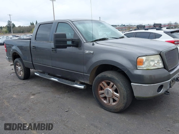 2007 Ford F-150 XLT with VIN 1FTPW14577FA53679, listed as a IAAI auction lot 41885742 with 156,898 mi miles. Bid and sale history available at carsss.com. Image 1.