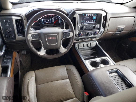 2017 GMC Sierra 1500 SLT with VIN 1GTV2NEC6HZ215728, listed as a Copart auction lot 89290985 with 132,019 mi miles and Salvage Title. Bid and sale history available at carsss.com. Image 8.