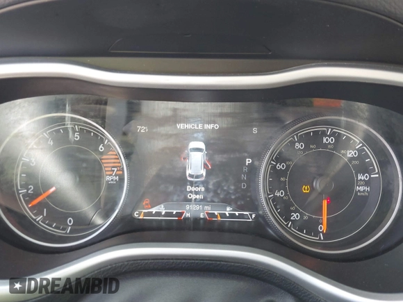 2016 Jeep Cherokee Limited with VIN 1C4PJLDB7GW146458, listed as a IAAI auction lot 42000075 with 91,291 mi miles and . Bid and sale history available at DreamBid. Image 7.