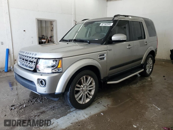 2014 Land Rover LR4 Lux with VIN SALAK2V60EA717175, listed as a Copart auction lot 62162595 with 120,071 mi miles and Salvage title. Bid and sale history available at DreamBid. Image 1.