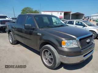 2008 Ford F-150 XL with VIN 1FTRW12W08FA30654, listed as a IAAI auction lot 41897462 with 186,911 mi miles. Bid and sale history available at carsss.com. Image 1.