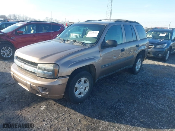 2003 Chevrolet TrailBlazer LS with VIN 1GNDS13S132141352, listed as a IAAI auction lot 41431621 with 129,433 mi miles. Bid and sale history available at carsss.com. Image 20.