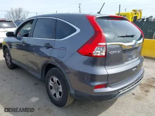 2015 Honda CR-V LX with VIN 3CZRM3H32FG702573, listed as a IAAI auction lot 41824116 with 266,847 mi miles. Bid and sale history available at carsss.com. Image 3.