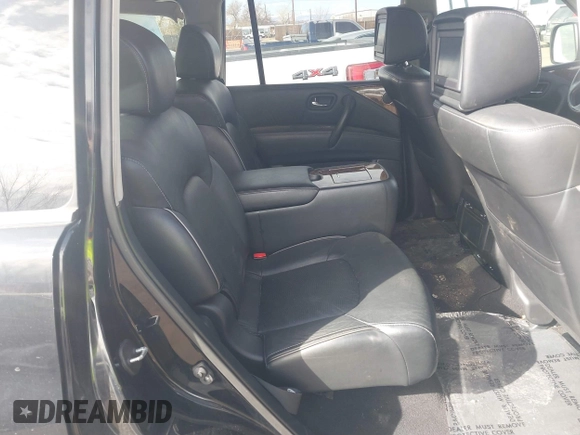 2015 Infiniti QX80 with VIN JN8AZ2NF1F9572769, listed as a IAAI auction lot 41478820 with 143,892 mi miles and . Bid and sale history available at DreamBid. Image 8.