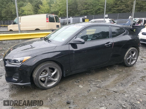 2021 Hyundai Veloster 2.0 Premium with VIN KMHTG6AFXMU032611, listed as a Copart auction lot 72994204 with 21,916 mi miles and Salvage Title. Bid and sale history available at carsss.com. Image 1.