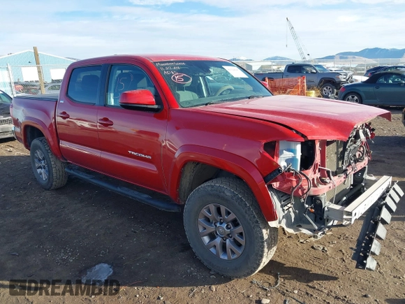 2018 Toyota Tacoma SR with VIN 3TMCZ5AN2JM134145, listed as a IAAI auction lot 41124645 with 61,302 mi miles. Bid and sale history available at carsss.com. Image 1.