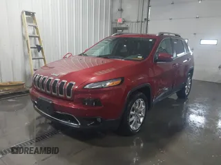 2015 Jeep Cherokee Limited with VIN 1C4PJLDS0FW585595, listed as a IAAI auction lot 41371621 with 102,108 mi miles and . Bid and sale history available at DreamBid. Image 2.