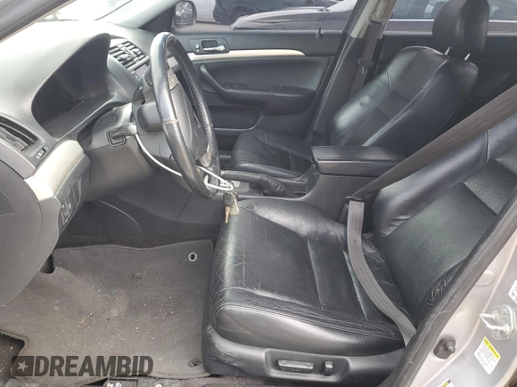 2004 Acura TSX w/Navigation with VIN JH4CL96914C045076, listed as a Copart auction lot 45740905 with 119,878 mi miles and Salvage Title. Bid and sale history available at carsss.com. Image 7.
