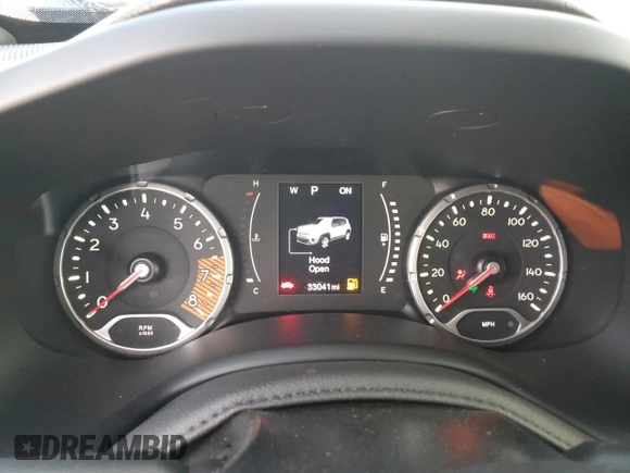 2021 Jeep Renegade Jeepster with VIN ZACNJCAB8MPM52358, listed as a Copart auction lot 51092775 with 33,041 mi miles and Salvage title. Bid and sale history available at DreamBid. Image 9.