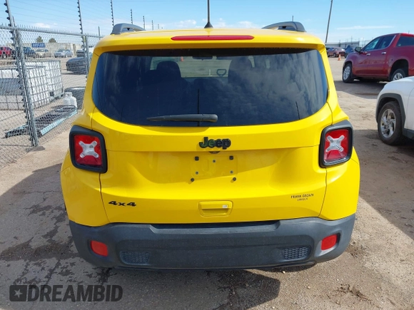 2018 Jeep Renegade Sport with VIN ZACCJBAB8JPJ09093, listed as a IAAI auction lot 42221486 with 58,802 mi miles and . Bid and sale history available at DreamBid. Image 16.