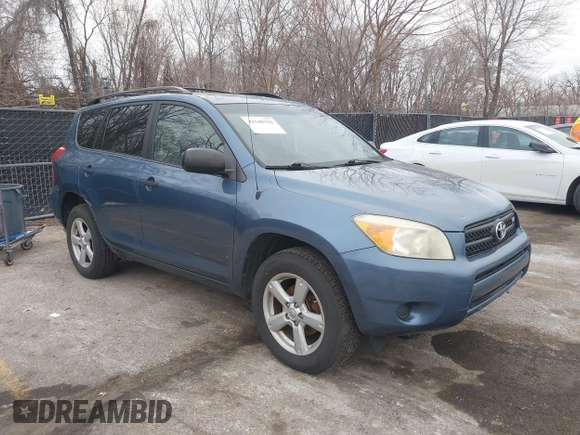 2007 Toyota RAV4 with VIN JTMBK33V875039590, listed as a IAAI auction lot 41545792 with 233,889 mi miles. Bid and sale history available at carsss.com. Image 1.