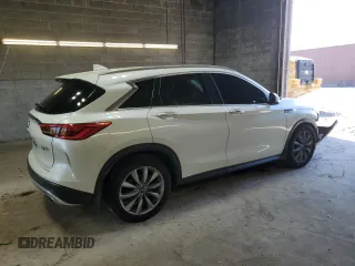 2020 Infiniti QX50 Luxe with VIN 3PCAJ5M3XLF112054, listed as a Copart auction lot 58483235 with 49,815 mi miles and Salvage title. Bid and sale history available at DreamBid. Image 3.
