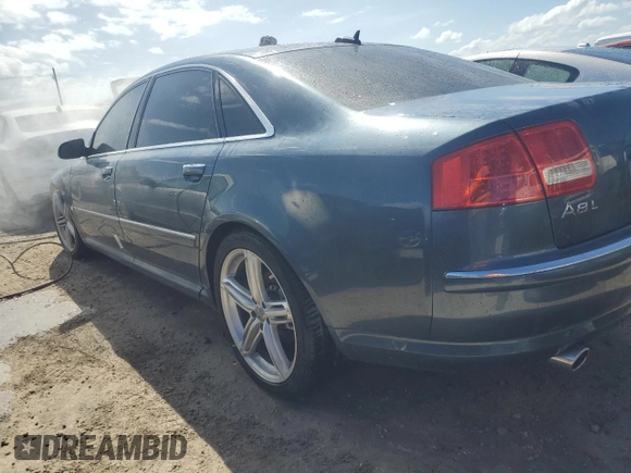 2006 Audi A8 4.2L with VIN WAUML44E36N007829, listed as a Copart auction lot 76658814 with 99,248 mi miles and Non repairable. Bid and sale history available at DreamBid. Image 2.