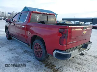 2021 Chevrolet Silverado 1500 LTZ with VIN 3GCUYGET2MG323747, listed as a IAAI auction lot 41742933 with Not Provided miles and . Bid and sale history available at DreamBid. Image 3.