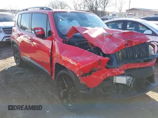 2018 Jeep Renegade Altitude with VIN ZACCJABB6JPG97376, listed as a IAAI auction lot 41424095 with 133,261 mi miles and . Bid and sale history available at DreamBid. Image 1.