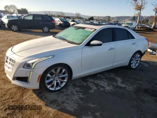 2014 Cadillac CTS Performance RWD with VIN 1G6AS5S34E0180516, listed as a Copart auction lot 85547924 with 120,645 mi miles and Salvage Title. Bid and sale history available at DreamBid. Image 1.